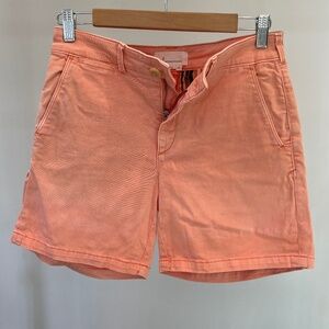 Anthropologie Peachy Coral Shorts